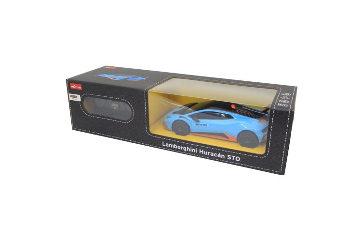 1:24 Jamara 402103 RC Auto - Lamborghini Hurac&aacute;n STO - Blauw - 2,4 GHz - Jam402103 3 - JAM402103