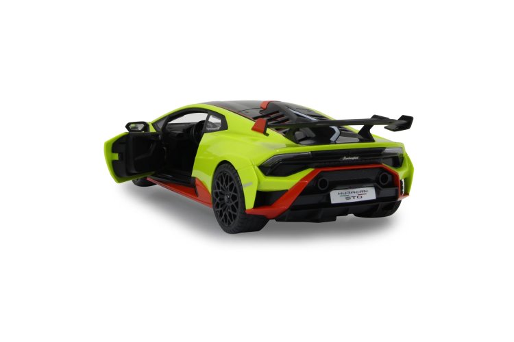 1:14 Jamara 402125 RC Sport Auto - Lamborghini Huracan STO - Groen - Jam402125 lamborghini huracan sto 114 gruen 24ghz tuer manuell 14 - JAM402125
