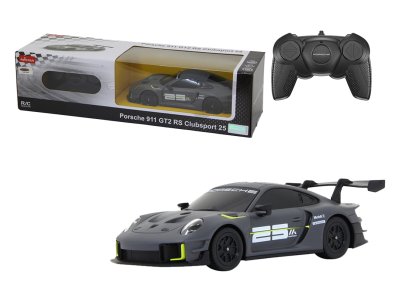 1:24 Jamara 402131 RC Auto - Porsche 911 GT2 RS Clubsport 25 - Grijs - 2,4 GHz - Jam402131 1 - JAM402131