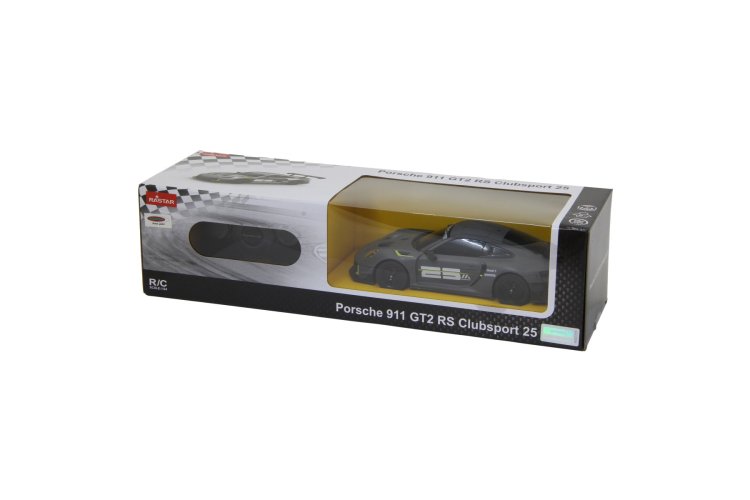 1:24 Jamara 402131 RC Auto - Porsche 911 GT2 RS Clubsport 25 - Grijs - 2,4 GHz - Jam402131 3 - JAM402131