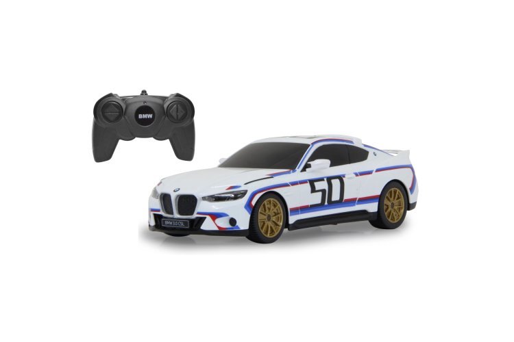 1:24 Jamara 402172 RC Sport Auto BMW 3.0 CSL - Wit - 2,4GHz - Jam402172 14 - JAM402172