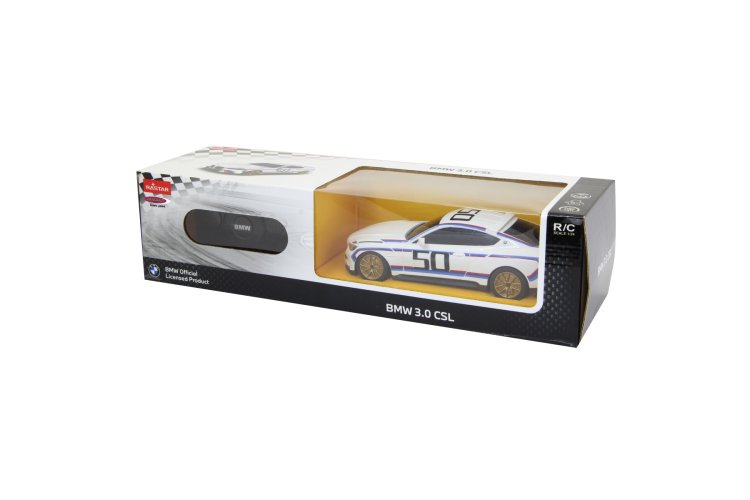 1:24 Jamara 402172 RC Sport Auto BMW 3.0 CSL - Wit - 2,4GHz - Jam402172 90 - JAM402172