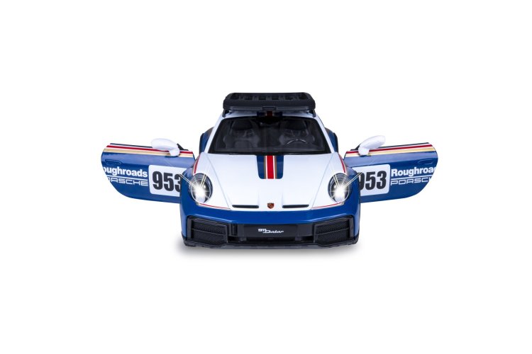 1:14 Jamara 402212 RC Auto Porsche 911 Dakar Performance - Wit/Blauw - 2,4GHz - Jam402212 16 - JAM402212