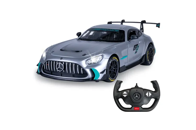 1:14 Jamara 402241 RC Car &ndash; Mercedes-AMG GT2 with Manually Opening Doors &ndash; Silver &ndash; 2.4GHz - Jam402241 4 - JAM402241