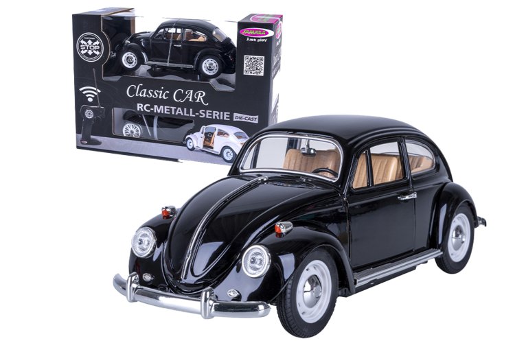 1:18 Jamara 402700 RC Classic Car &ndash; Volkswagen Beetle &ndash; Die-cast &ndash; Black &ndash; 27MHz - Jam402700 1 - JAM402700