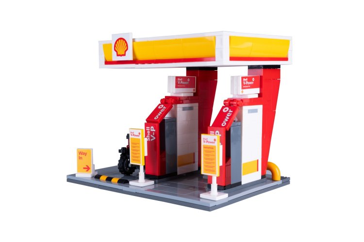 1:30 Jamara 402858 - CaDA Bricks - Shell Tankstation - 305-delig - Jam402858 4 - JAM402858