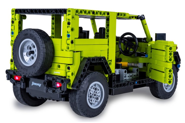1:12 Jamara 402869 &ndash; RC CaDA Bricks &ndash; Suzuki Jimny &ndash; Green &ndash; 2.4 GHz &ndash; 579 Pieces - Jam402869 10 - JAM402869