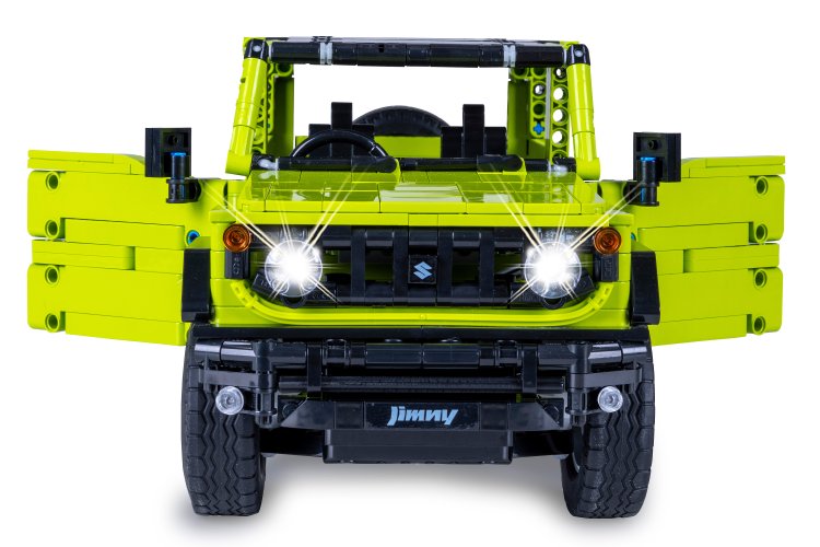 1:12 Jamara 402869 &ndash; RC CaDA Bricks &ndash; Suzuki Jimny &ndash; Green &ndash; 2.4 GHz &ndash; 579 Pieces - Jam402869 12 - JAM402869