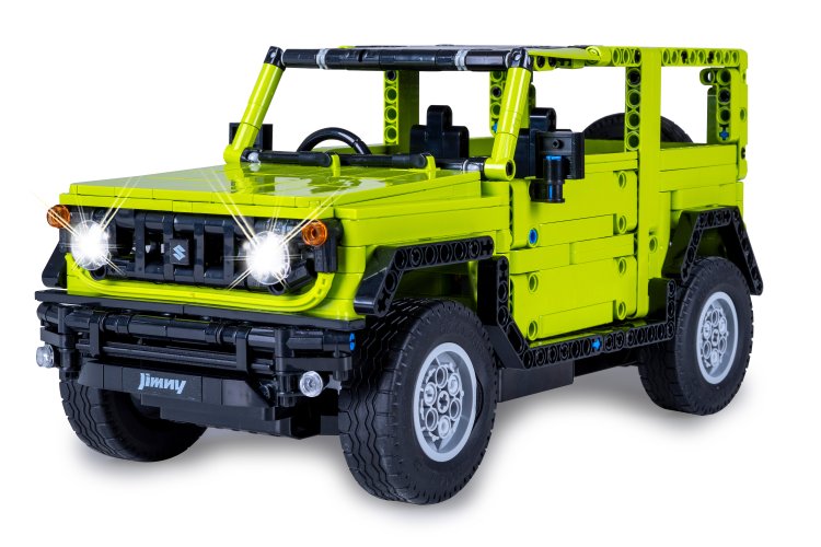 1:12 Jamara 402869 &ndash; RC CaDA Bricks &ndash; Suzuki Jimny &ndash; Green &ndash; 2.4 GHz &ndash; 579 Pieces - Jam402869 6 - JAM402869