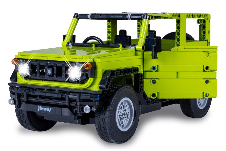 1:12 Jamara 402869 &ndash; RC CaDA Bricks &ndash; Suzuki Jimny &ndash; Green &ndash; 2.4 GHz &ndash; 579 Pieces - Jam402869 7 - JAM402869