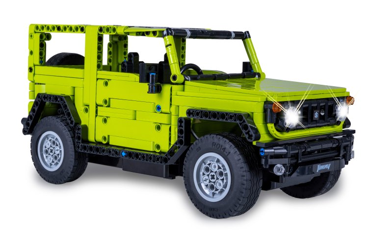 1:12 Jamara 402869 &ndash; RC CaDA Bricks &ndash; Suzuki Jimny &ndash; Green &ndash; 2.4 GHz &ndash; 579 Pieces - Jam402869 8 - JAM402869