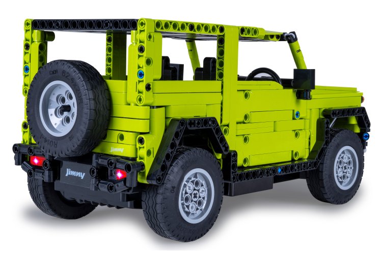 1:12 Jamara 402869 &ndash; RC CaDA Bricks &ndash; Suzuki Jimny &ndash; Green &ndash; 2.4 GHz &ndash; 579 Pieces - Jam402869 9 - JAM402869