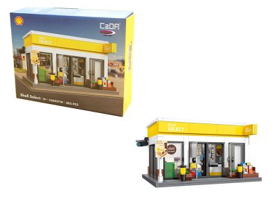 1:30 Jamara 402870 - CaDA Bricks - Shell Select - Tankstationwinkel - 303-delig - Jam402870 1 - JAM402870