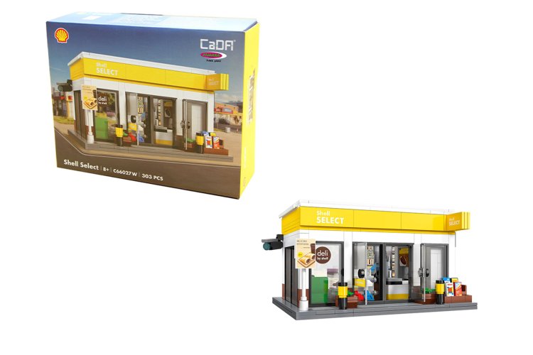 1:30 Jamara 402870 - CaDA Bricks - Shell Select - Tankstationwinkel - 303-delig - Jam402870 1 - JAM402870