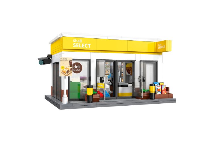 1:30 Jamara 402870 - CaDA Bricks - Shell Select - Tankstationwinkel - 303-delig - Jam402870 2 - JAM402870