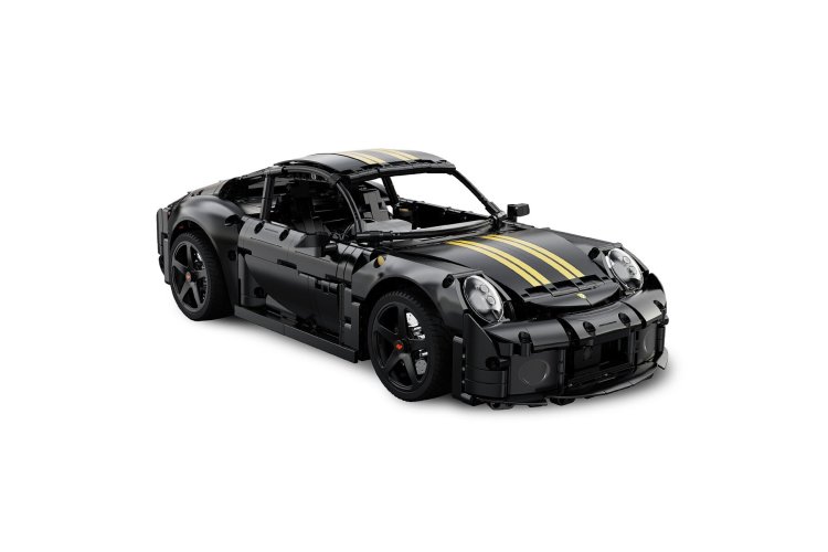 1:10 Jamara 402874 &ndash; CaDA Bricks &ndash; RUF GT &ndash; Black &ndash; Sports Car &ndash; 1655 Pieces - Jam402874 4 - JAM402874