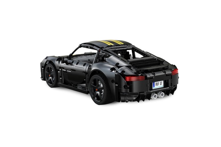 1:10 Jamara 402874 &ndash; CaDA Bricks &ndash; RUF GT &ndash; Black &ndash; Sports Car &ndash; 1655 Pieces - Jam402874 5 - JAM402874