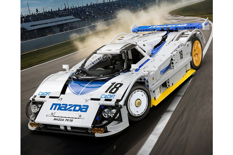 1:10 Jamara 402875 &ndash; CaDA Bricks &ndash; Mazda 787B &ndash; White &ndash; Race Car &ndash; 1797 Pieces - Jam402875 14 - JAM402875
