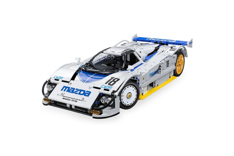 1:10 Jamara 402875 &ndash; CaDA Bricks &ndash; Mazda 787B &ndash; White &ndash; Race Car &ndash; 1797 Pieces - Jam402875 2 - JAM402875