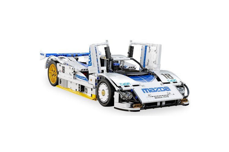 1:10 Jamara 402875 &ndash; CaDA Bricks &ndash; Mazda 787B &ndash; White &ndash; Race Car &ndash; 1797 Pieces - Jam402875 4 - JAM402875