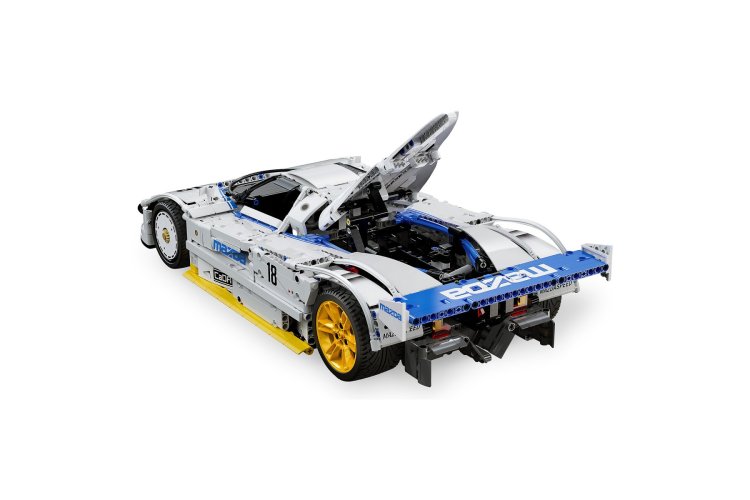 1:10 Jamara 402875 &ndash; CaDA Bricks &ndash; Mazda 787B &ndash; White &ndash; Race Car &ndash; 1797 Pieces - Jam402875 6 - JAM402875