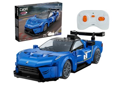 1:20 Jamara 402877 &ndash; RC CaDA Bricks &ndash; Maserati GT2 &ndash; Blue &ndash; 2.4 GHz &ndash; 320 Pieces - Jam402877 1 - JAM402877