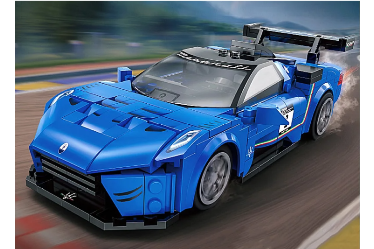 1:20 Jamara 402877 &ndash; RC CaDA Bricks &ndash; Maserati GT2 &ndash; Blue &ndash; 2.4 GHz &ndash; 320 Pieces - Jam402877 12 - JAM402877
