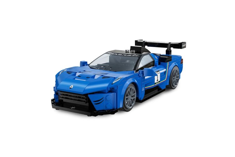 1:20 Jamara 402877 &ndash; RC CaDA Bricks &ndash; Maserati GT2 &ndash; Blue &ndash; 2.4 GHz &ndash; 320 Pieces - Jam402877 6 - JAM402877