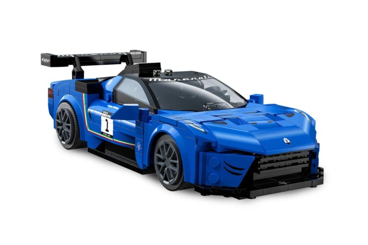 1:20 Jamara 402877 &ndash; RC CaDA Bricks &ndash; Maserati GT2 &ndash; Blue &ndash; 2.4 GHz &ndash; 320 Pieces - Jam402877 7 - JAM402877