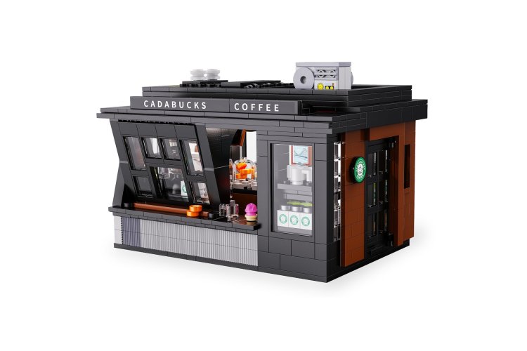 1:30 Jamara 402884 - CaDA Bricks - Koffiehuis met LED - 768-delig - Jam402884 4 - JAM402884