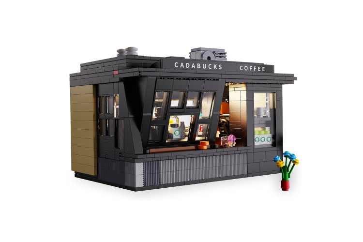 1:30 Jamara 402884 - CaDA Bricks - Koffiehuis met LED - 768-delig - Jam402884 5 - JAM402884