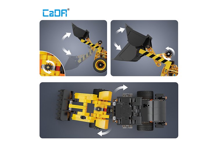 1:15 Jamara 402887 - CaDA Bricks - Wiellader - 403-delig - Jam402887 8 - JAM402887