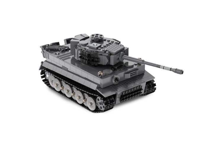 1:35 Jamara 402894 &ndash; RC CaDA Bricks &ndash; Panzer Tiger Tank &ndash; Grey &ndash; 2.4 GHz &ndash; 925 Pieces - Jam402894 9 - JAM402894