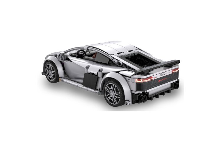 1:14 Jamara 402898 &ndash; RC CaDA Bricks &ndash; Audi R8 Coup&eacute; &ndash; Grey &ndash; Supercar &ndash; 536 Pieces - Jam402898 10 - JAM402898