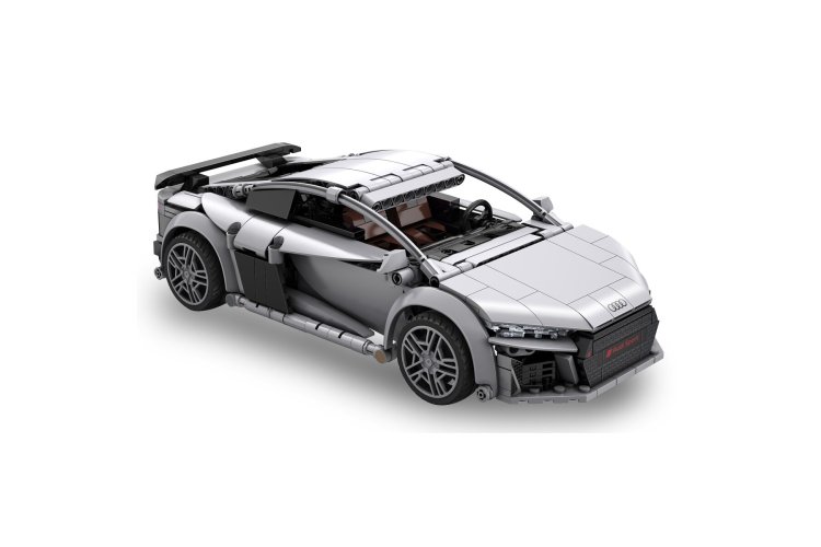 1:14 Jamara 402898 &ndash; RC CaDA Bricks &ndash; Audi R8 Coup&eacute; &ndash; Grey &ndash; Supercar &ndash; 536 Pieces - Jam402898 8 - JAM402898