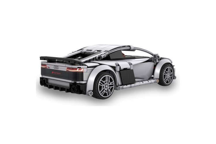 1:14 Jamara 402898 &ndash; RC CaDA Bricks &ndash; Audi R8 Coup&eacute; &ndash; Grey &ndash; Supercar &ndash; 536 Pieces - Jam402898 9 - JAM402898