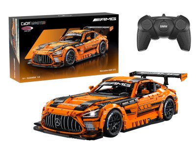 1:8 Jamara 402899 &ndash; CaDA Bricks &ndash; Mercedes-AMG GT3 &ndash; Orange &ndash; Race Car - Jam402899 1x - JAM402899