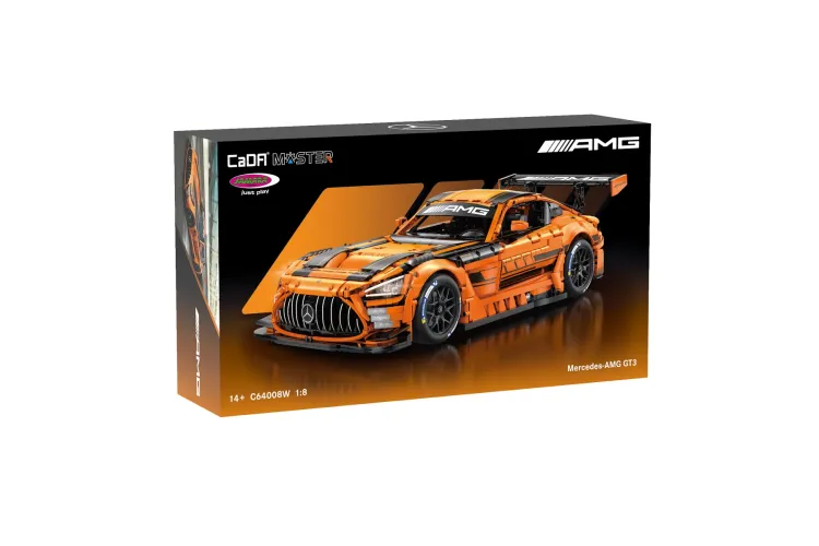 1:8 Jamara 402899 &ndash; CaDA Bricks &ndash; Mercedes-AMG GT3 &ndash; Orange &ndash; Race Car - Jam402899 2 - JAM402899