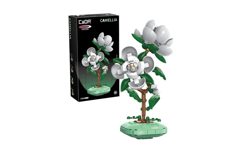 Jamara 402900 - CaDA Bricks Artizan Bloemen - Camelia - 301-delig - Jam402900 1x - JAM402900