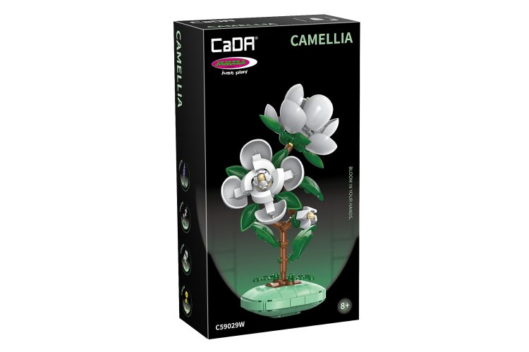 Jamara 402900 - CaDA Bricks Artizan Bloemen - Camelia - 301-delig - Jam402900 2 - JAM402900