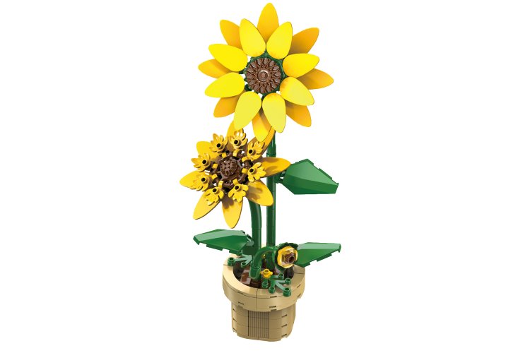 Jamara 402901 - CaDA Bricks Artizan Bloemen - Zonnebloem - 187-delig - Jam402901 3 - JAM402901