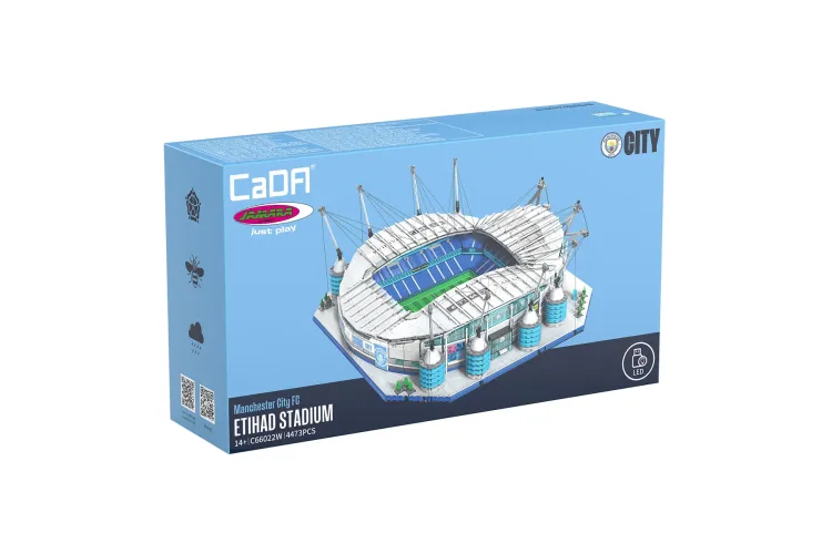1:400 Jamara 402904 - CaDA Bricks - Manchester City FC - Etihad Stadium met LED - Voetbalstadion - Jam402904 1 - JAM402904