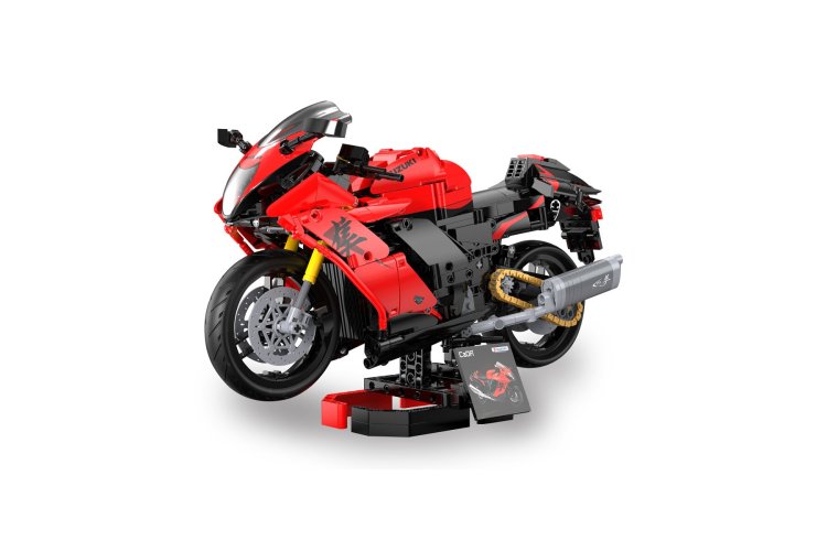 1:6 Jamara 402911 - CaDA Bricks - Suzuki Hayabusa - Rood - Motorfiets - 1043-delig - Jam402911 4 - JAM402911