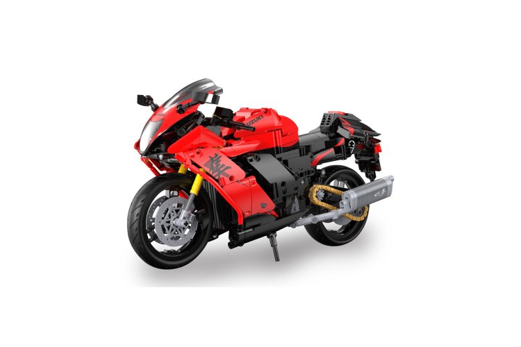 1:6 Jamara 402911 - CaDA Bricks - Suzuki Hayabusa - Rood - Motorfiets - 1043-delig - Jam402911 5 - JAM402911