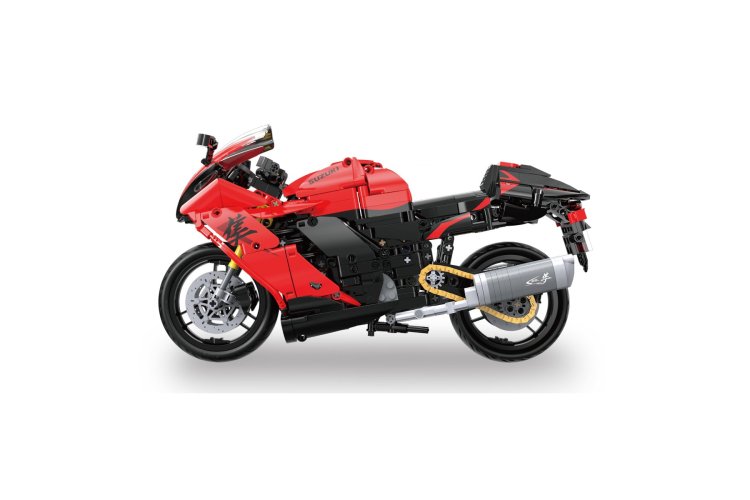 1:6 Jamara 402911 - CaDA Bricks - Suzuki Hayabusa - Rood - Motorfiets - 1043-delig - Jam402911 8 - JAM402911