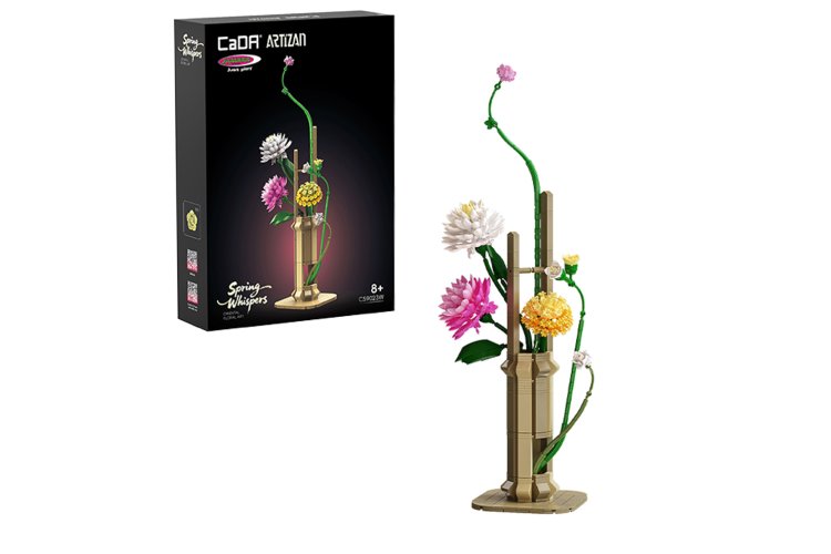 Jamara 402912 - CaDA Bricks Artizan - Bloemenboeket Lente - 613-delig - Jam402912 1x - JAM402912