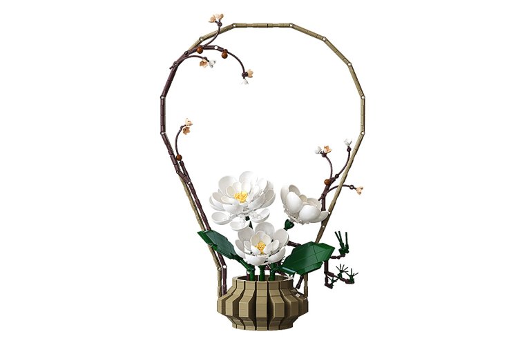 Jamara 402915 - CaDA Bricks Artizan - Bloemenboeket Winter - 990-delig - Jam402915 1 - JAM402915