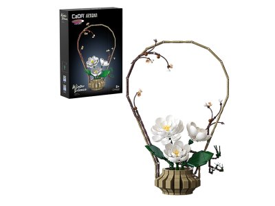 Jamara 402915 - CaDA Bricks Artizan - Bloemenboeket Winter - 990-delig - Jam402915 1x - JAM402915