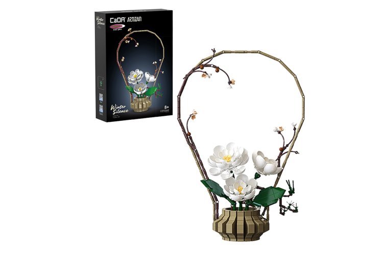 Jamara 402915 - CaDA Bricks Artizan - Bloemenboeket Winter - 990-delig - Jam402915 1x - JAM402915