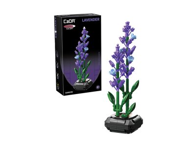 Jamara 402916 - CaDA Bricks Artizan Bloemen - Lavendel - 205-delig - Jam402916 1x - JAM402916